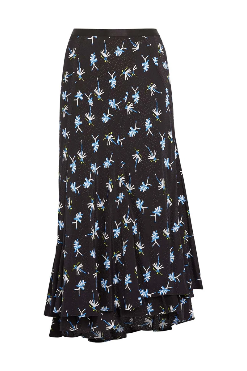 Пола Debra Skirt DVFKM4Q004PPLDB people dancing black