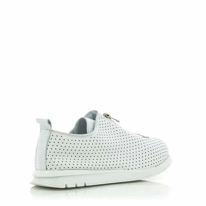 Дамски Ежедневни VENEZIA – 446-45631 LEATHER WHITE — снимка 2