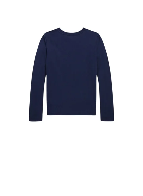 Блуза с лого бродерия Ralph Lauren Kids 8-14 — снимка 2