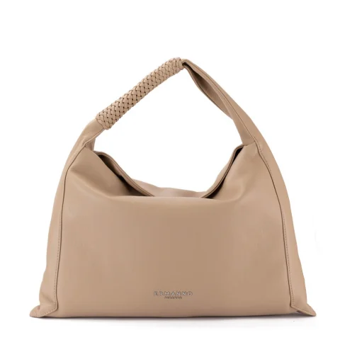 Дамска бежова чанта Avery Large Ermanno Firenze