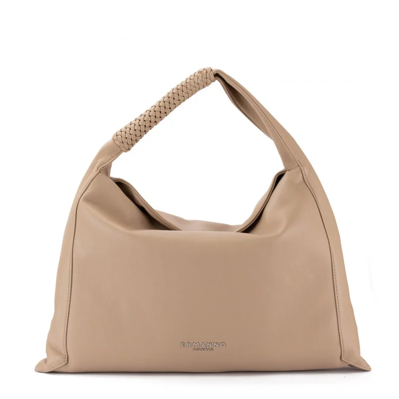 Дамска бежова чанта Avery Large Ermanno Firenze
