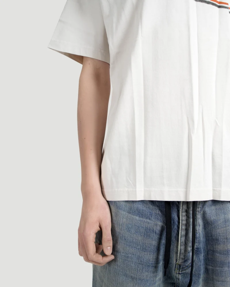 Logo T-Shirt in Cream — снимка 4