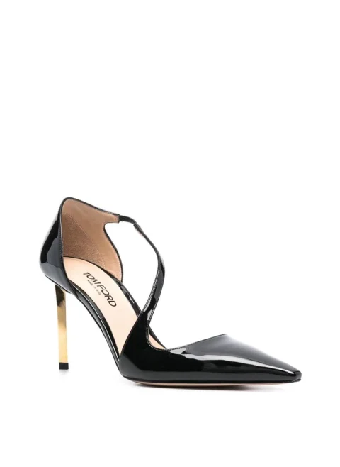 Обувки на ток с метален детайл Tom Ford — снимка 3