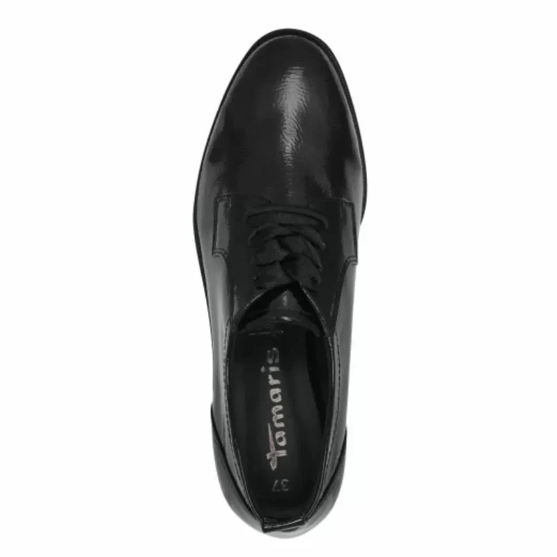 Дамски Ежедневни TAMARIS – 1-23204-41-018 BLACK PATENT — снимка 4