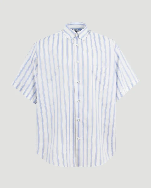 Striped Shirt in Blue and White