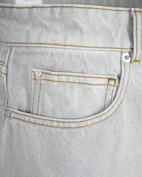 Loose Fit Jeans in Grey — снимка 5