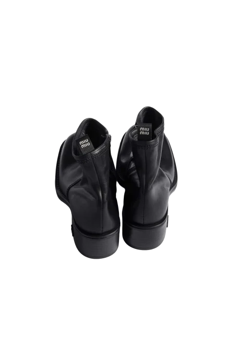 Calf Leather Booties — снимка 3