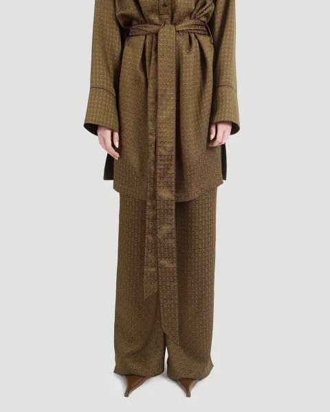 Medallion Pants in Jacquard — снимка 2