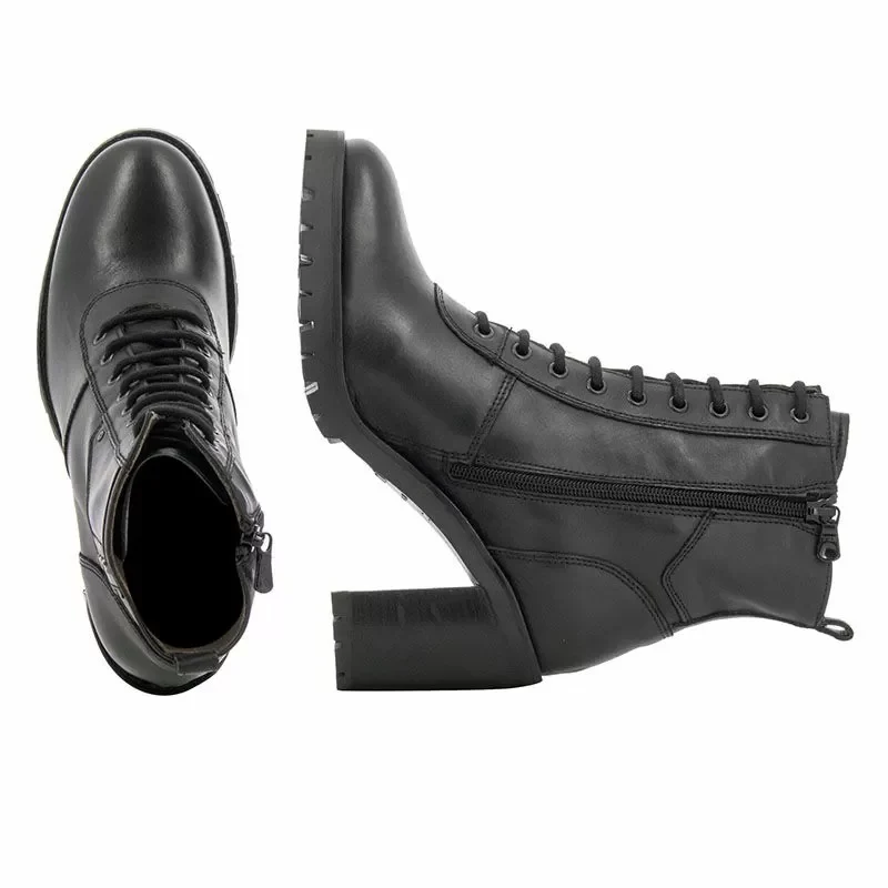 Дамски Боти На Ток NERO GIARDINI – 308983D NERO — снимка 5