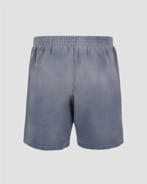 Political Campaign Sweat Shorts in Faded Blue — снимка 2
