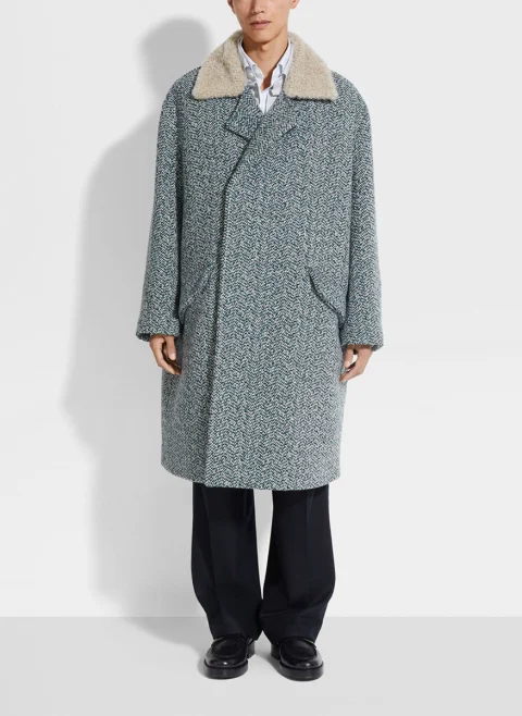 Палто от вълна и кашмир Zegna — снимка 2
