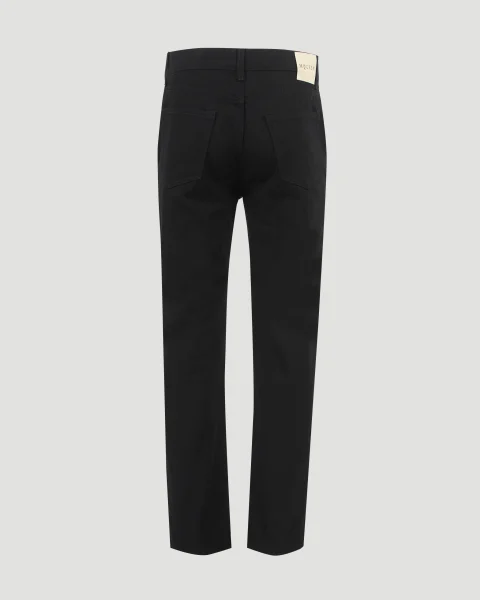 Straight-Leg Jeans in Black — снимка 2