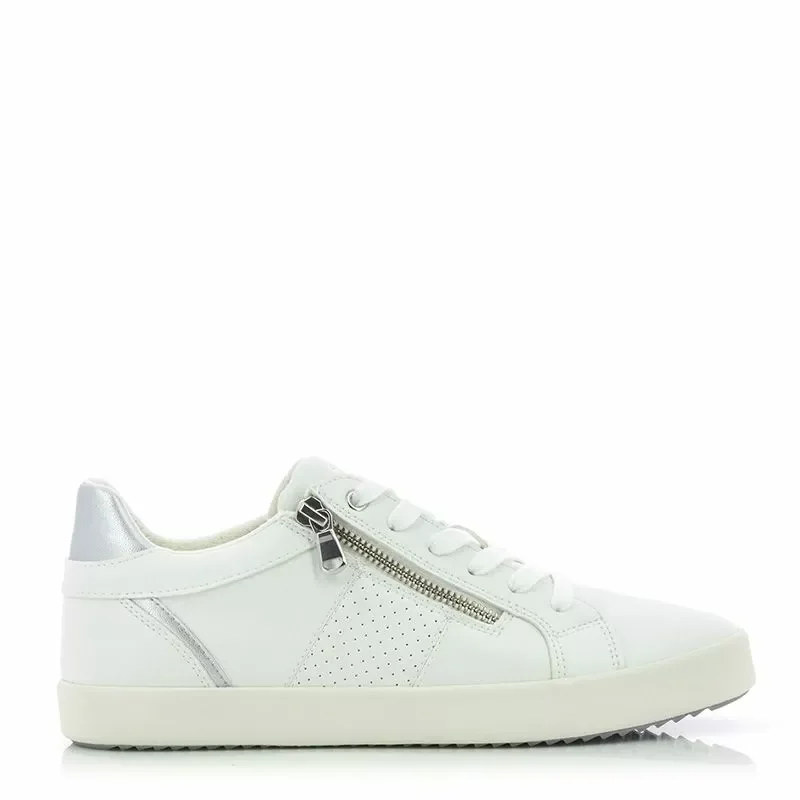 Дамски Сникърс GEOX – D366HE 229 D BLOMIEE WHITE/SILVER