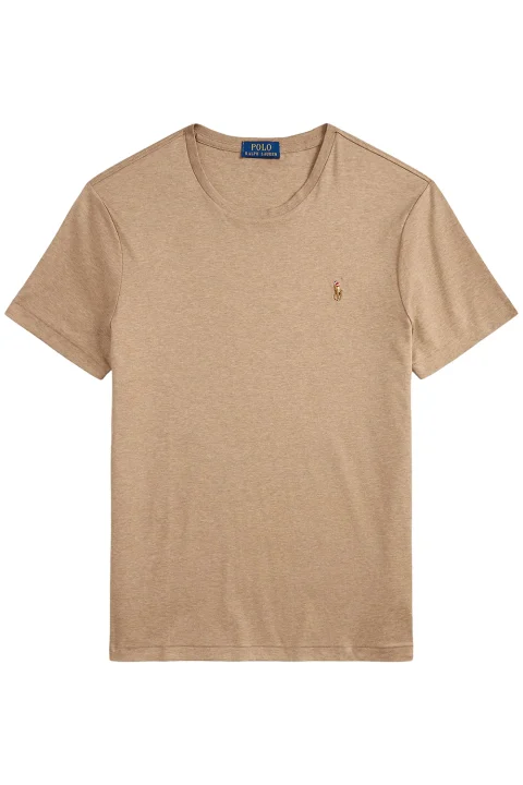 T-Shirt Pima Polo-Ssl 710740727103 200 brown