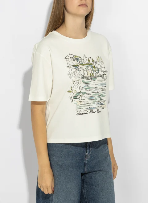 Тишърт 'Boxy fit' Weekend Max Mara Wkdsala — снимка 6