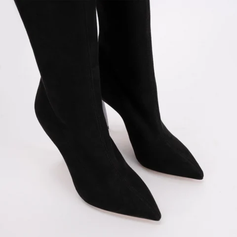 Дамски велурени чизми Blade Casadei — снимка 7