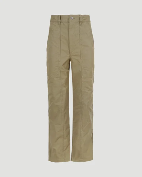 High-Waist Wide-Leg Trousers