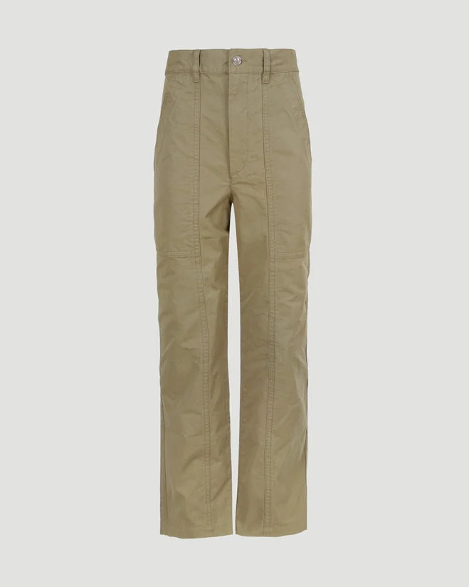 High-Waist Wide-Leg Trousers