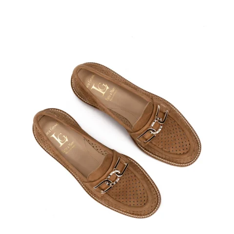 Дамски велурени мокасини Luca Grossi — снимка 6