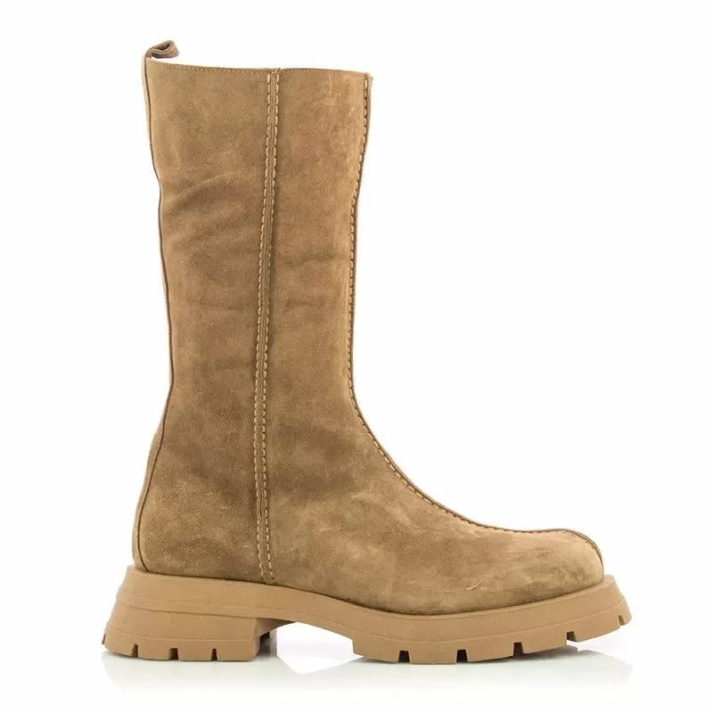 Дамски Равни Боти CARLO FABIANI – 362-1139-3 CAMEL