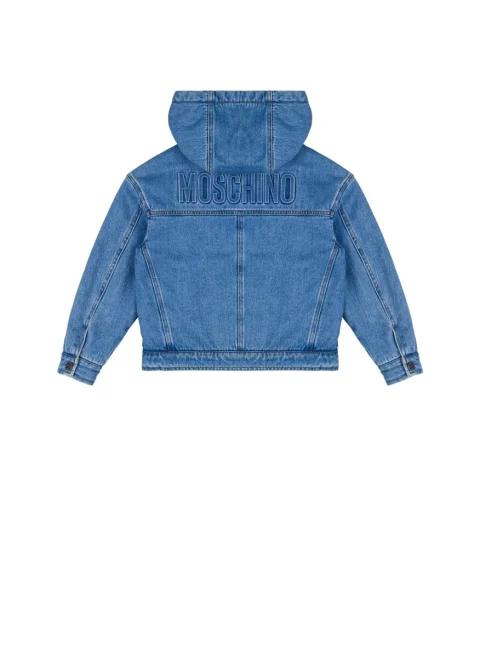 Яке от деним Moschino Kids — снимка 2