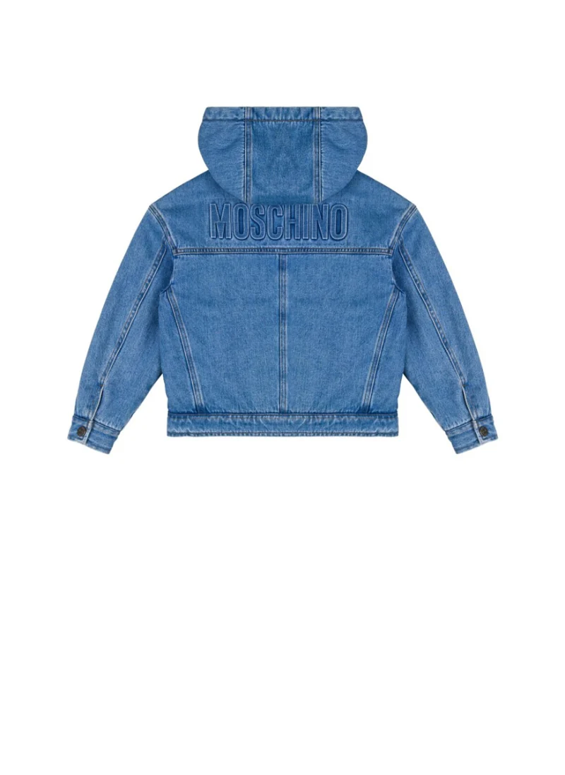 Яке от деним Moschino Kids — снимка 2