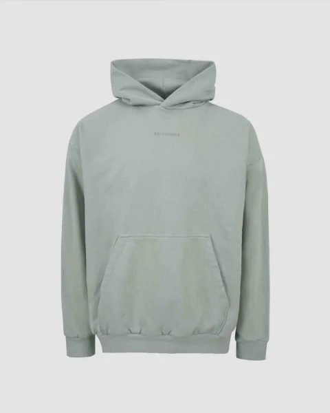 Back Reflective Hoodie Medium Fit in Sage Green