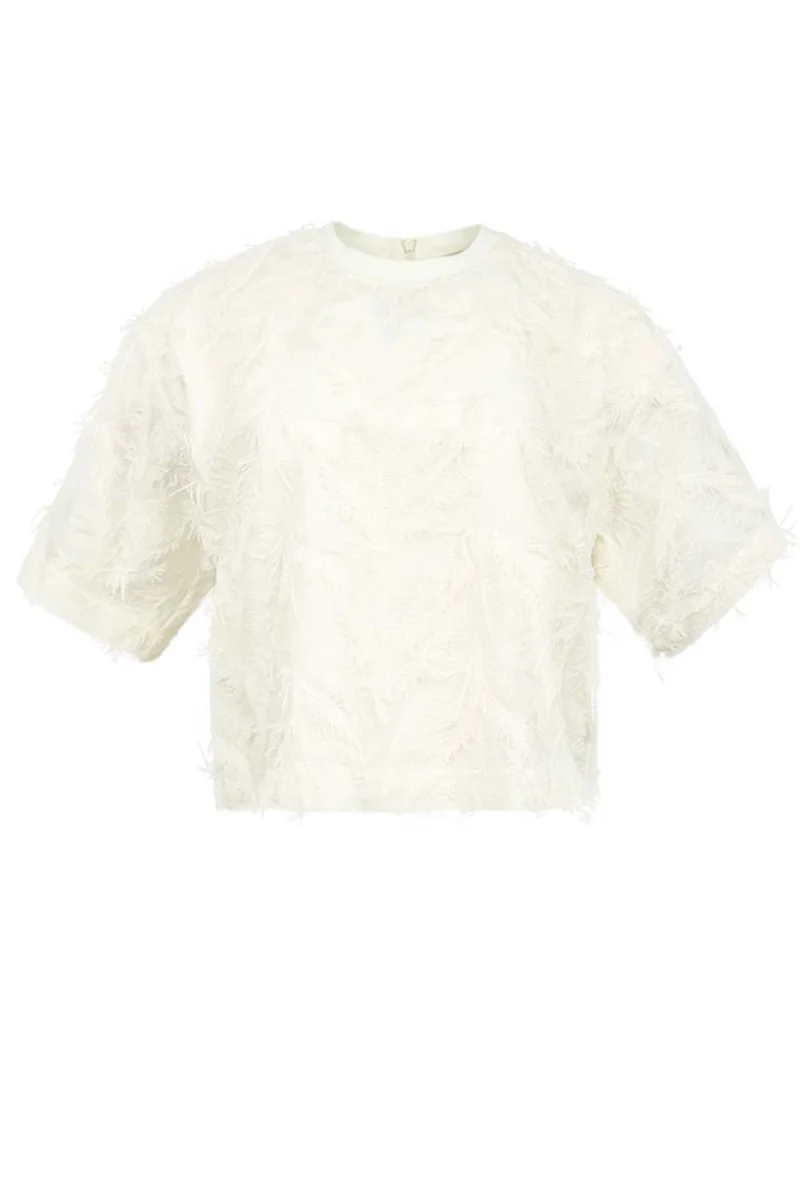T-Shirt Blusa Tessuto 24EU2M0G101P1F1 1104 ecru