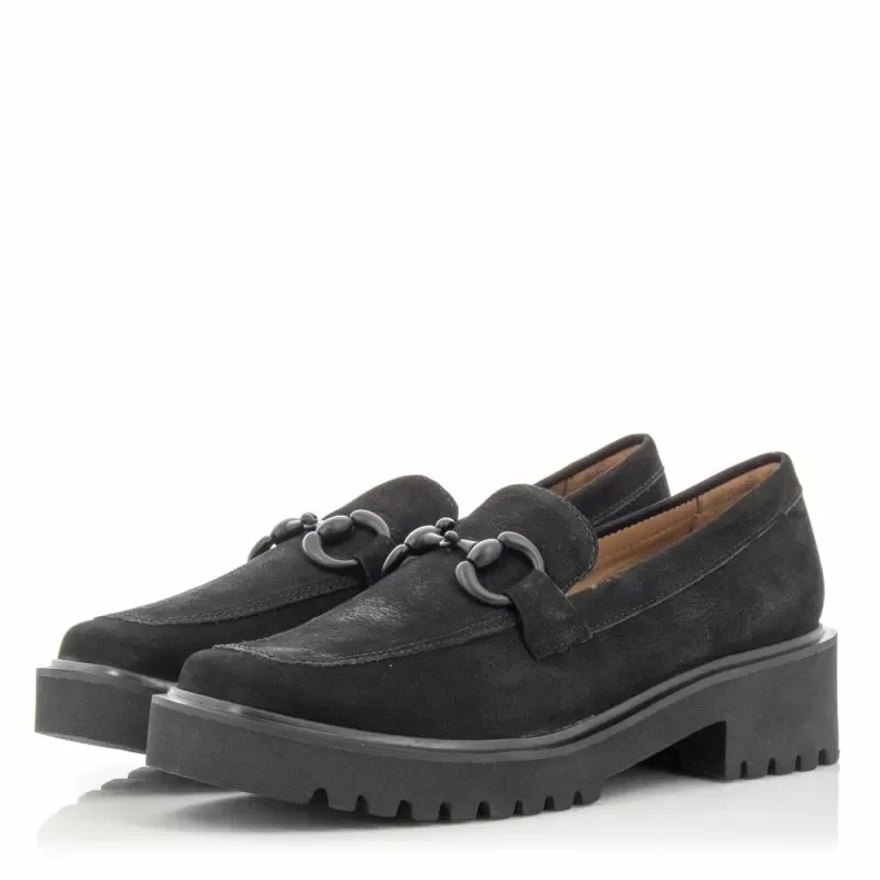 Дамски Лоуфър WIRTH – 71003 TALIN 3 NUBUCK ITALO PRETO — снимка 3