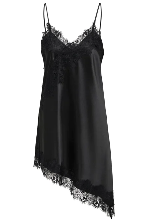 Рокля Onlindona Strap Satin Lace 15382051 C-N10 black