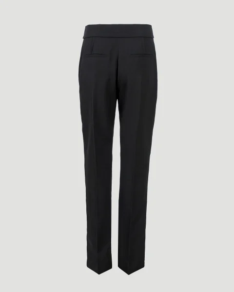 Straight Pants with Slit — снимка 2