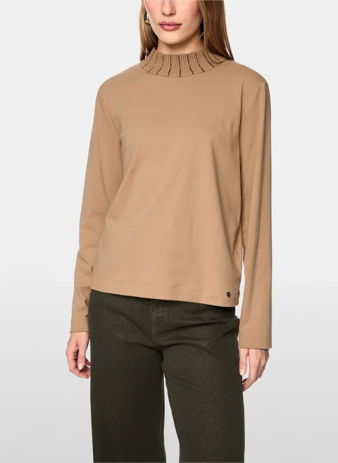 Блуза с плетени детайли Marc Cain Collections — снимка 1