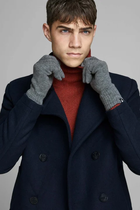 Ръкавици Jacbarry Knitted Gloves Noos 12159459 BS000089 Grey Melange — снимка 2