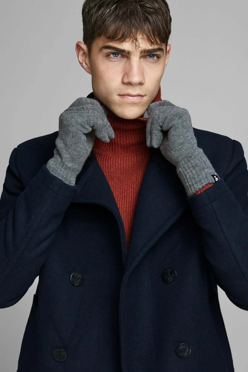 Ръкавици Jacbarry Knitted Gloves Noos 12159459 BS000089 Grey Melange — снимка 2