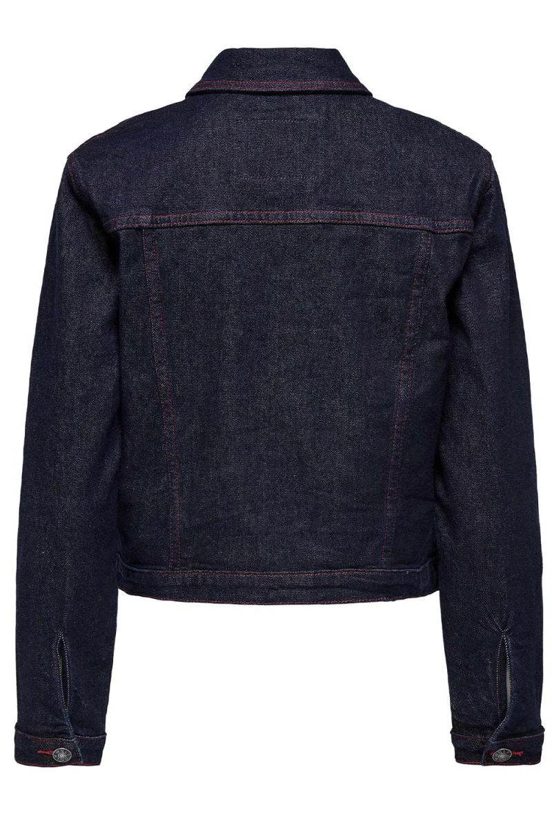Яке Onlcarnaby L/S Red Stitch Mae 15357698 BS000042 dark blue denim — снимка 2