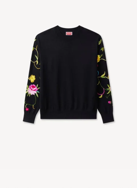 Пуловер с вълна и коприна 'Wildflower' Kenzo — снимка 5