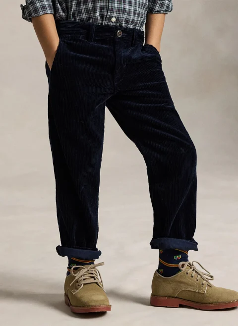 Панталон от рипсено кадифе Ralph Lauren Kids 2-7
