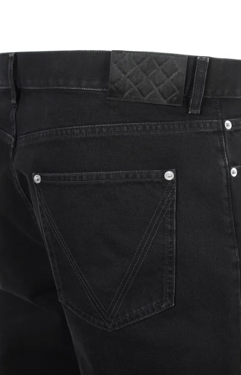 Faded Black Straight Leg Jeans — снимка 2