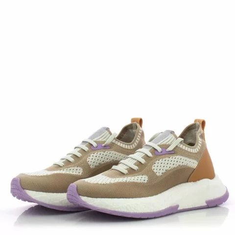 Дамски Сникърс PETITE JOLIE – PJ7130 PUFF SNEAKER WHITE MULTI — снимка 3