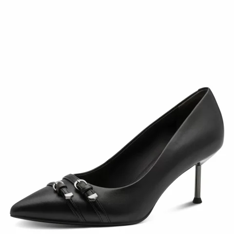 Токчета TAMARIS – 1-22440-46-003 BLACK LEATHER — снимка 3