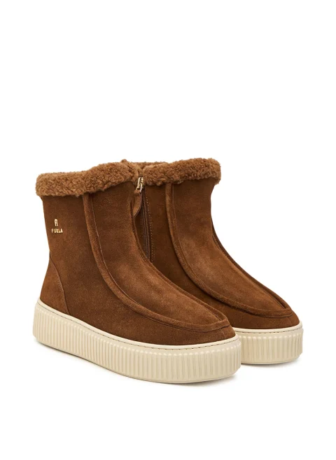 Велурени боти Furla Sky Wallabee — снимка 2