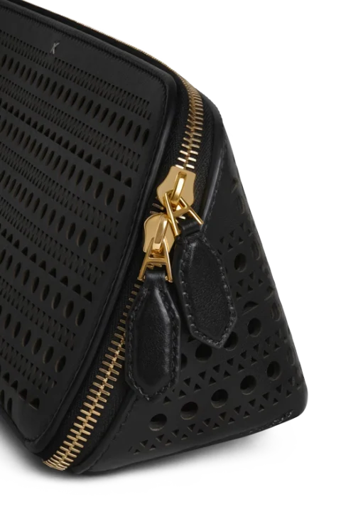 Delta Clutch in Perforated Vienne Calfskin — снимка 3