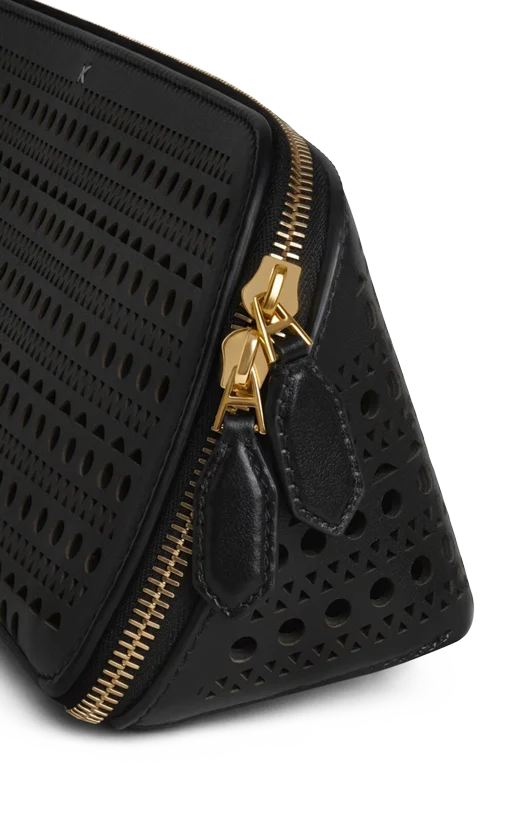 Delta Clutch in Perforated Vienne Calfskin — снимка 3