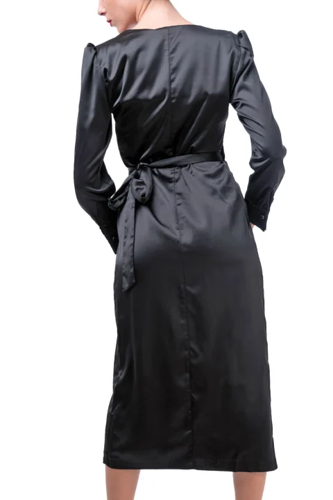 Рокля Phoebe MML24-02-07-024 black — снимка 2