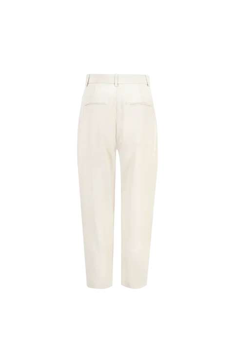 Janice Pleated Flowing Crepe Carrot Pants — снимка 2