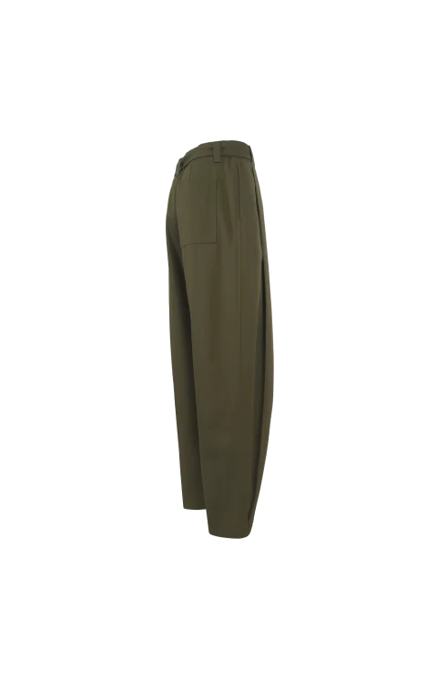 Trousers in Cotton and Silk — снимка 3