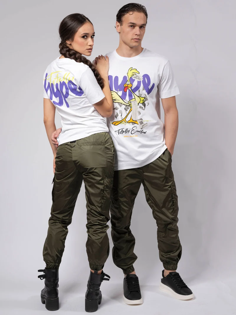 Бяла тениска TOTALLY x hype — снимка 5