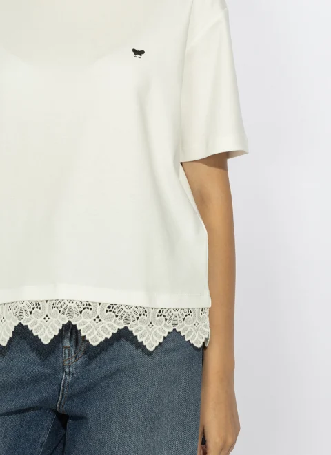 Тишърт 'Boxy fit' Weekend Max Mara Wkdsala — снимка 14