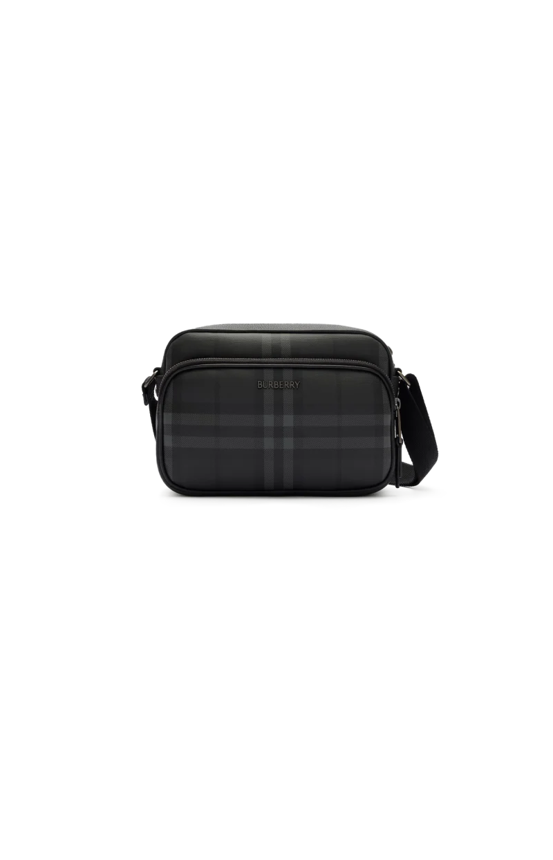 City Check Pocket Crossbody Bag