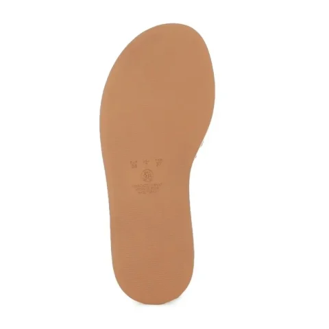 Дамски Равни Чехли JORGE BISCHOFF – J24823005002 OFF WHITE — снимка 4